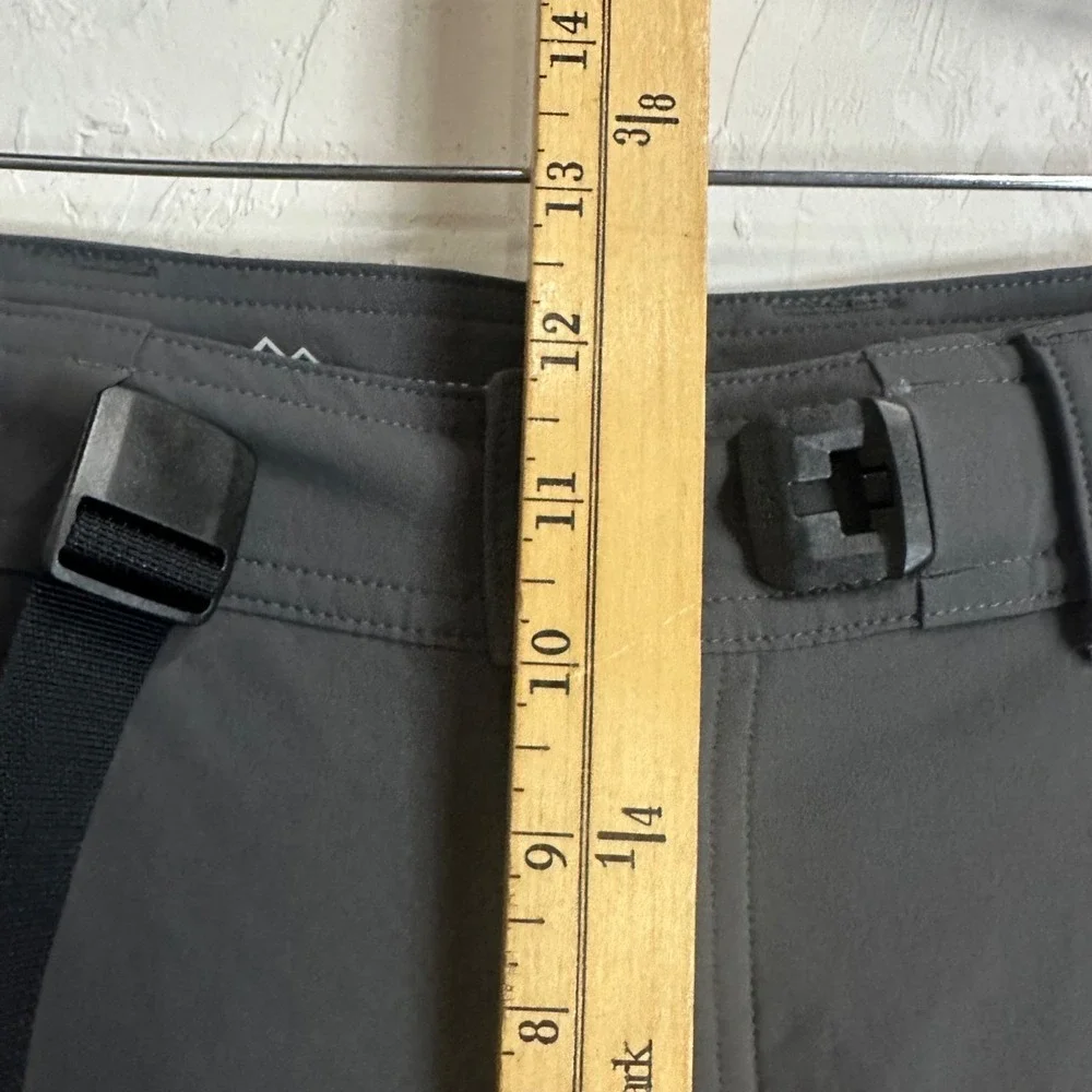 REI Co-op Savanna Trails Pants Mens 38W x 34L Gray Nylon Hiking Fishing Outdoor